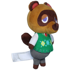 1234873 Jakks Pacific Waschbär, Tom Nook aus Animal Crossing: New Leaf Kuscheltier Kumpel Leo Gebraucht