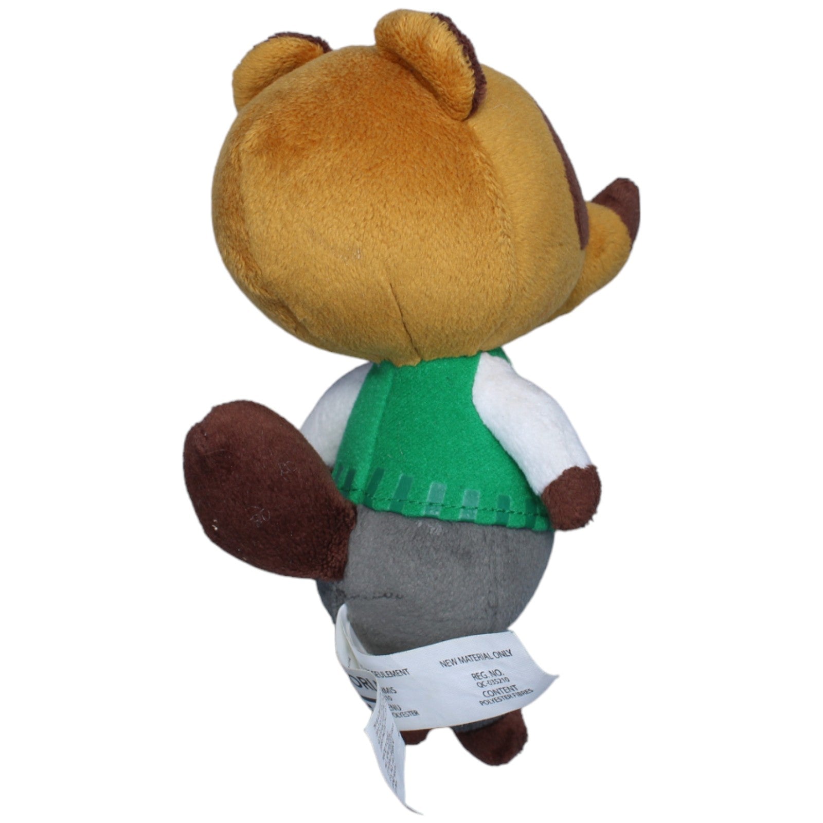 1234873 Jakks Pacific Waschbär, Tom Nook aus Animal Crossing: New Leaf Kuscheltier Kumpel Leo Gebraucht