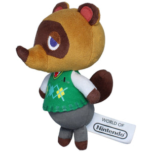 1234873 Jakks Pacific Waschbär, Tom Nook aus Animal Crossing: New Leaf Kuscheltier Kumpel Leo Gebraucht