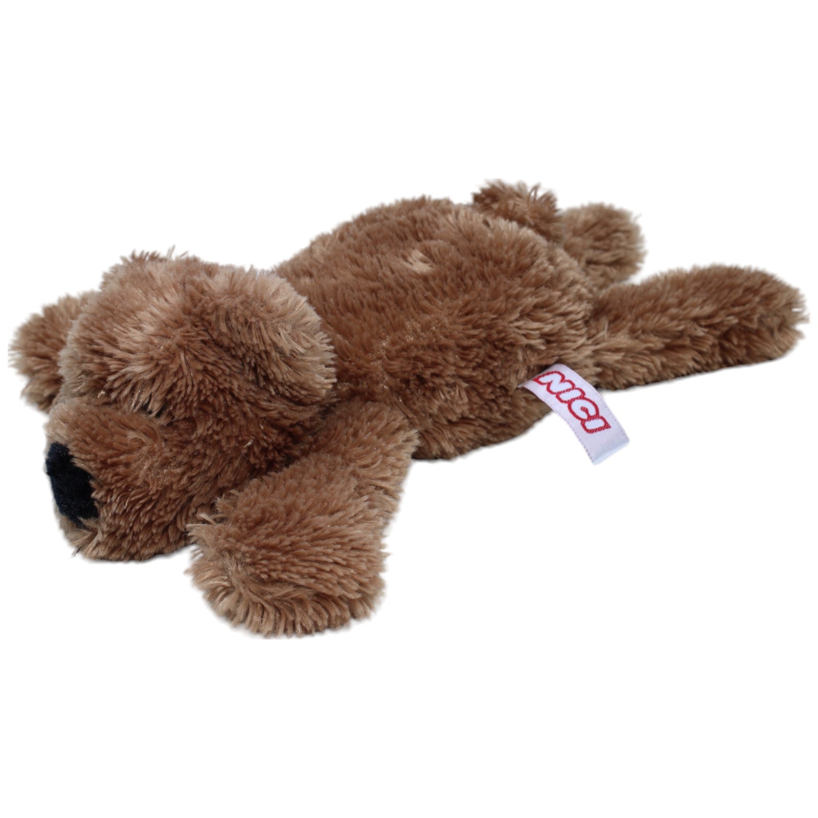 1234894 NICI Bär braun, liegend Kuscheltier Kumpel Leo Bär Gebraucht Teddy