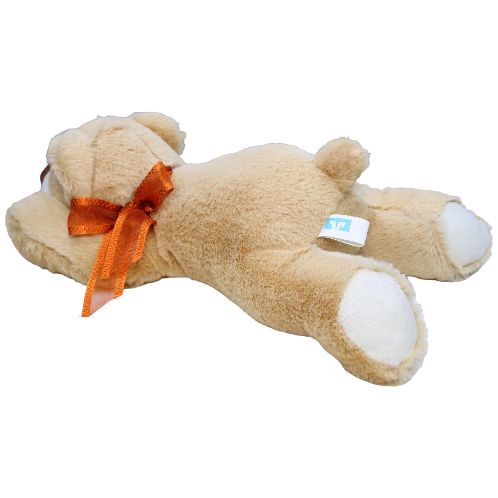 1234895 DG Verlag Volksbank, Schlafender Bär mit Schleife Kuscheltier Kumpel Leo Bär Gebraucht Teddy