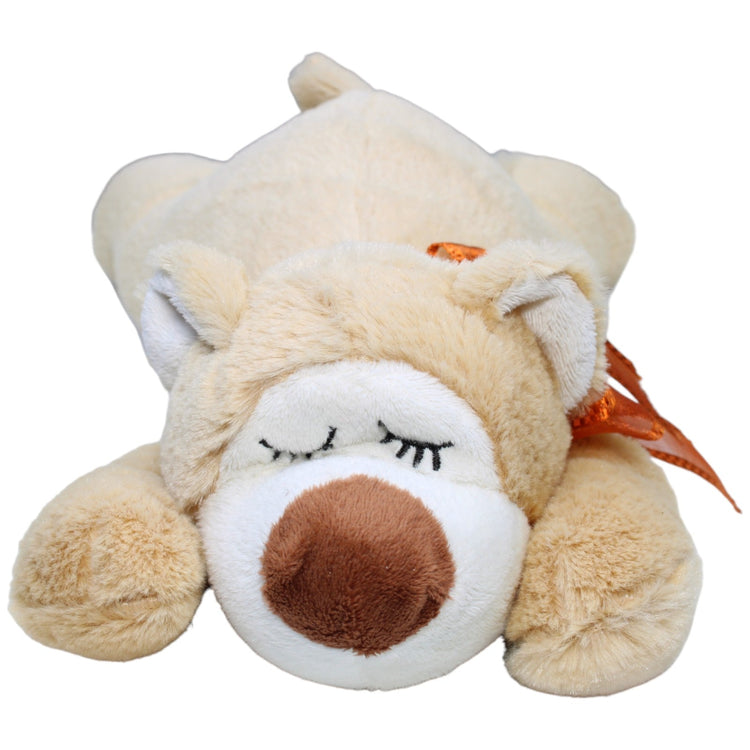 1234895 DG Verlag Volksbank, Schlafender Bär mit Schleife Kuscheltier Kumpel Leo Bär Gebraucht Teddy