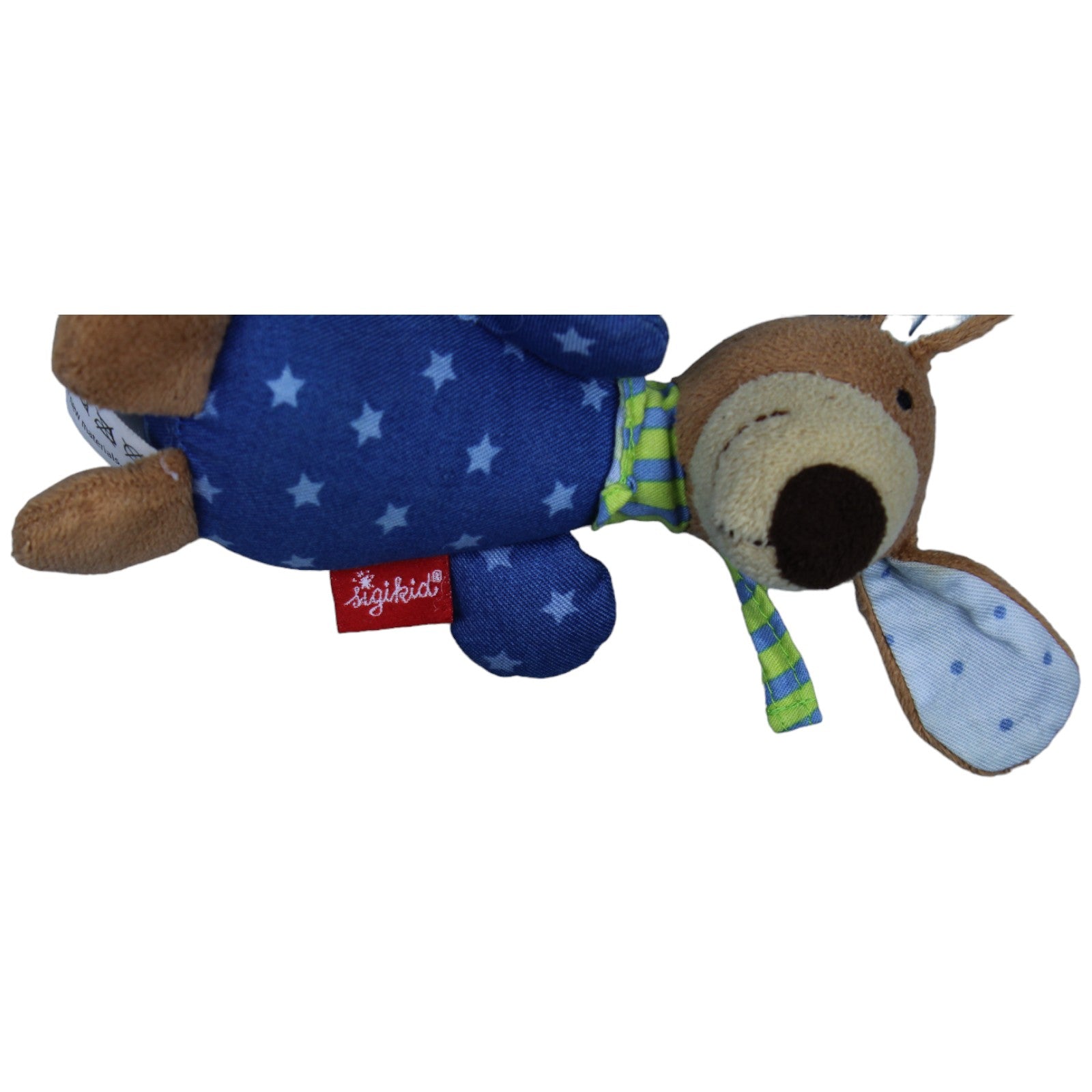 1234906 Sigikid Hund mit Rassel, blau Rassel Kumpel Leo Gebraucht