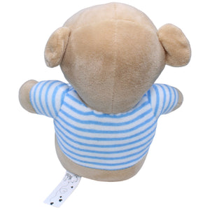 1234910 Happy People Teddybär mit blau-weiß gestreiftem Pulli, sitzend Kuscheltier Kumpel Leo Bär Gebraucht Teddy