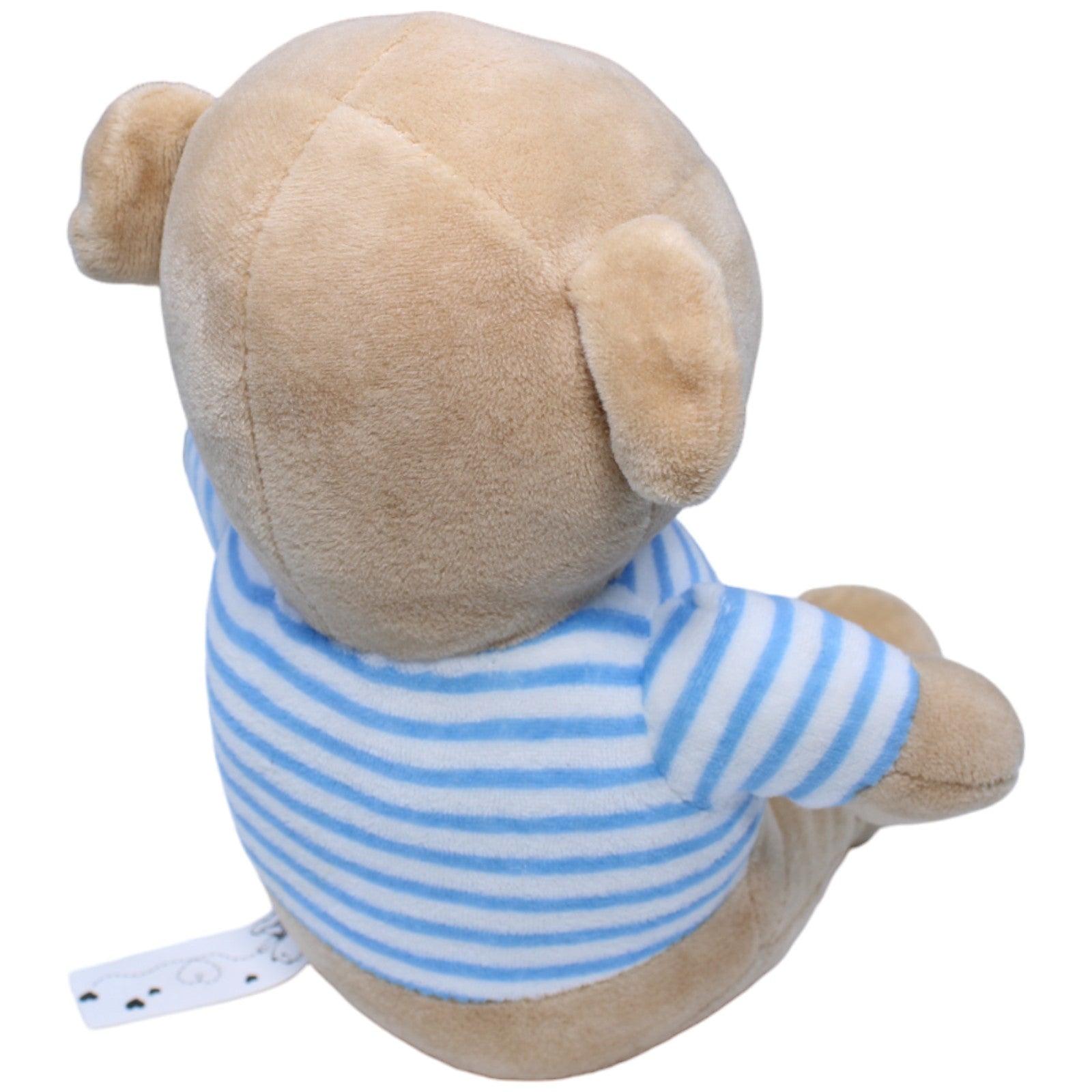 1234910 Happy People Teddybär mit blau-weiß gestreiftem Pulli, sitzend Kuscheltier Kumpel Leo Bär Gebraucht Teddy