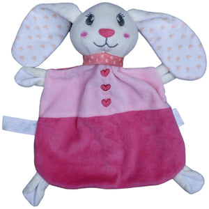 1234927 Beauty Baby Schmusetuch, rosa Hase mit langen Ohren Schmusetuch Kumpel Leo Gebraucht Knuddeltuch Kuscheltuch