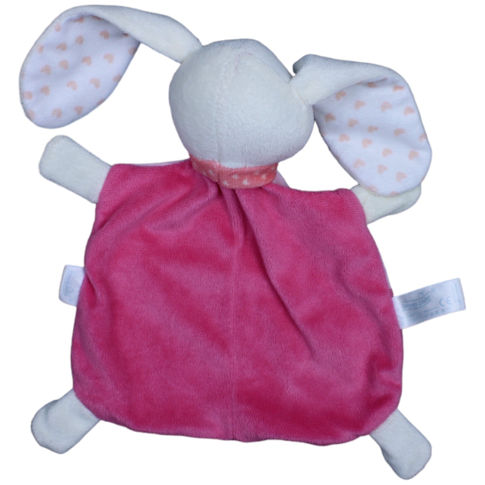 1234927 Beauty Baby Schmusetuch, rosa Hase mit langen Ohren Schmusetuch Kumpel Leo Gebraucht Knuddeltuch Kuscheltuch