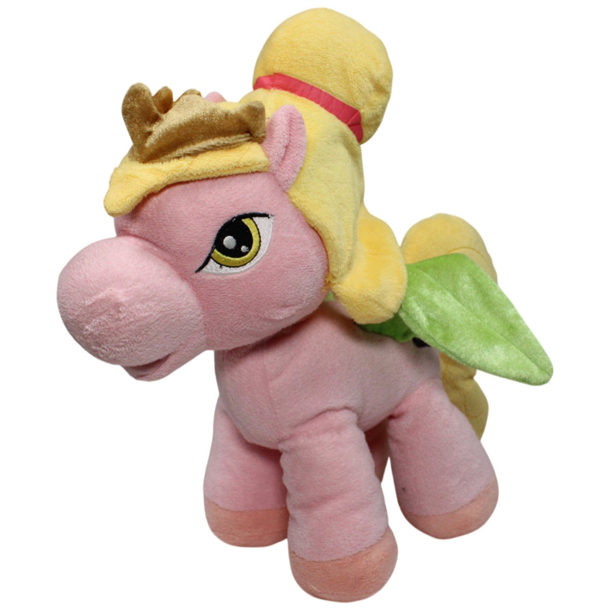 123493 Simba Filly Pony mit grünen Flügeln rosa, groß Kuscheltier Kumpel Leo 37cm ebay - stofftiere Gebraucht