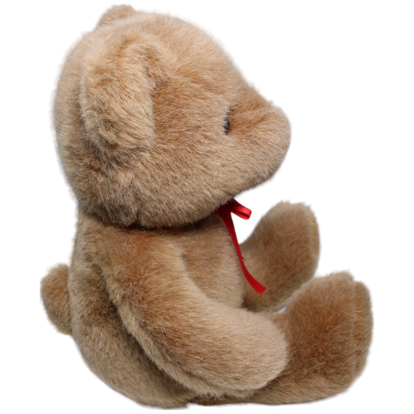 1234939 Bob der Bär Teddybär mit roter Schleife, braun Kuscheltier Kumpel Leo Bär Gebraucht Teddy