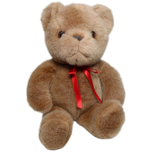 1234939 Bob der Bär Teddybär mit roter Schleife, braun Kuscheltier Kumpel Leo Bär Gebraucht Teddy