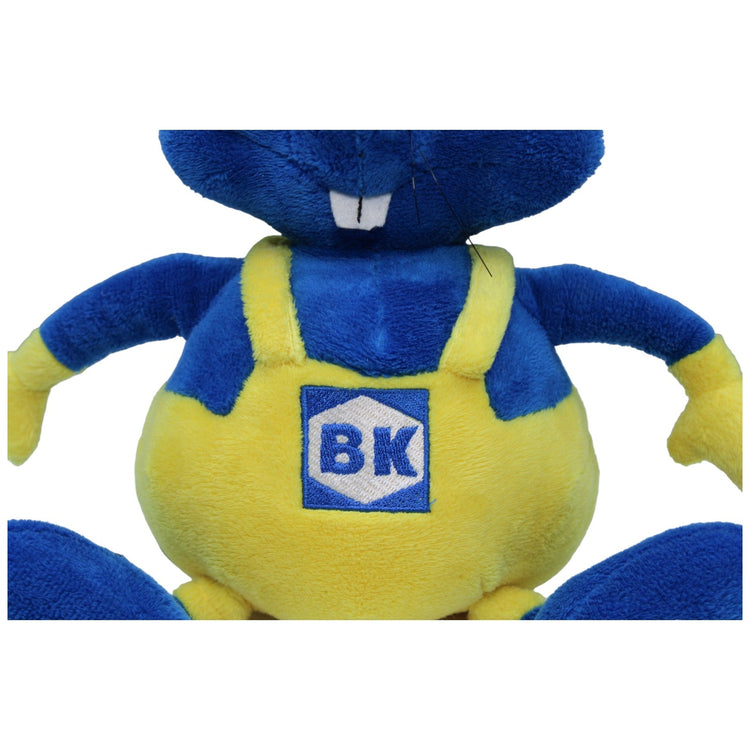 1234959 Plüsch & Promotion BK Tankstelle Maskottchen, blaue Tankwart Ratte Kuscheltier Kumpel Leo Gebraucht