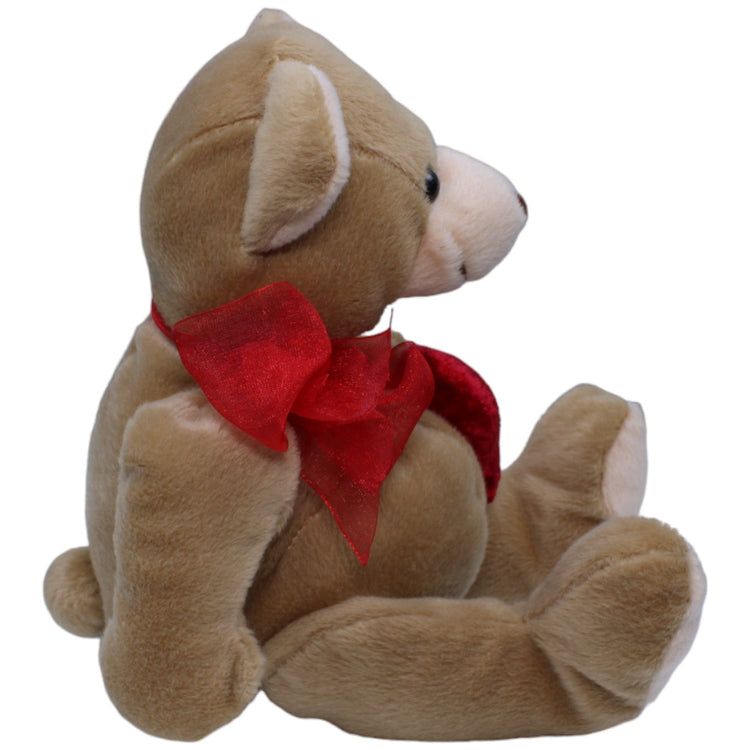 1234961 Magomora Sitzender Teddybär mit Herz & Schleife Kuscheltier Kumpel Leo Gebraucht