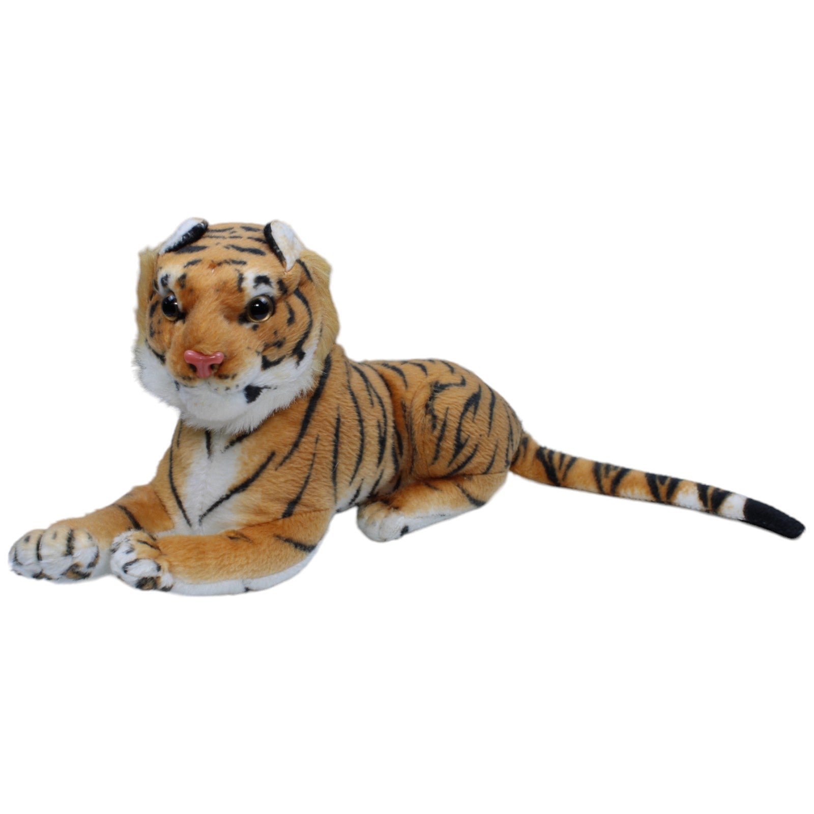 1234962 Uni-Toys Vintage Tiger, liegend Kuscheltier Kumpel Leo Gebraucht Vintage