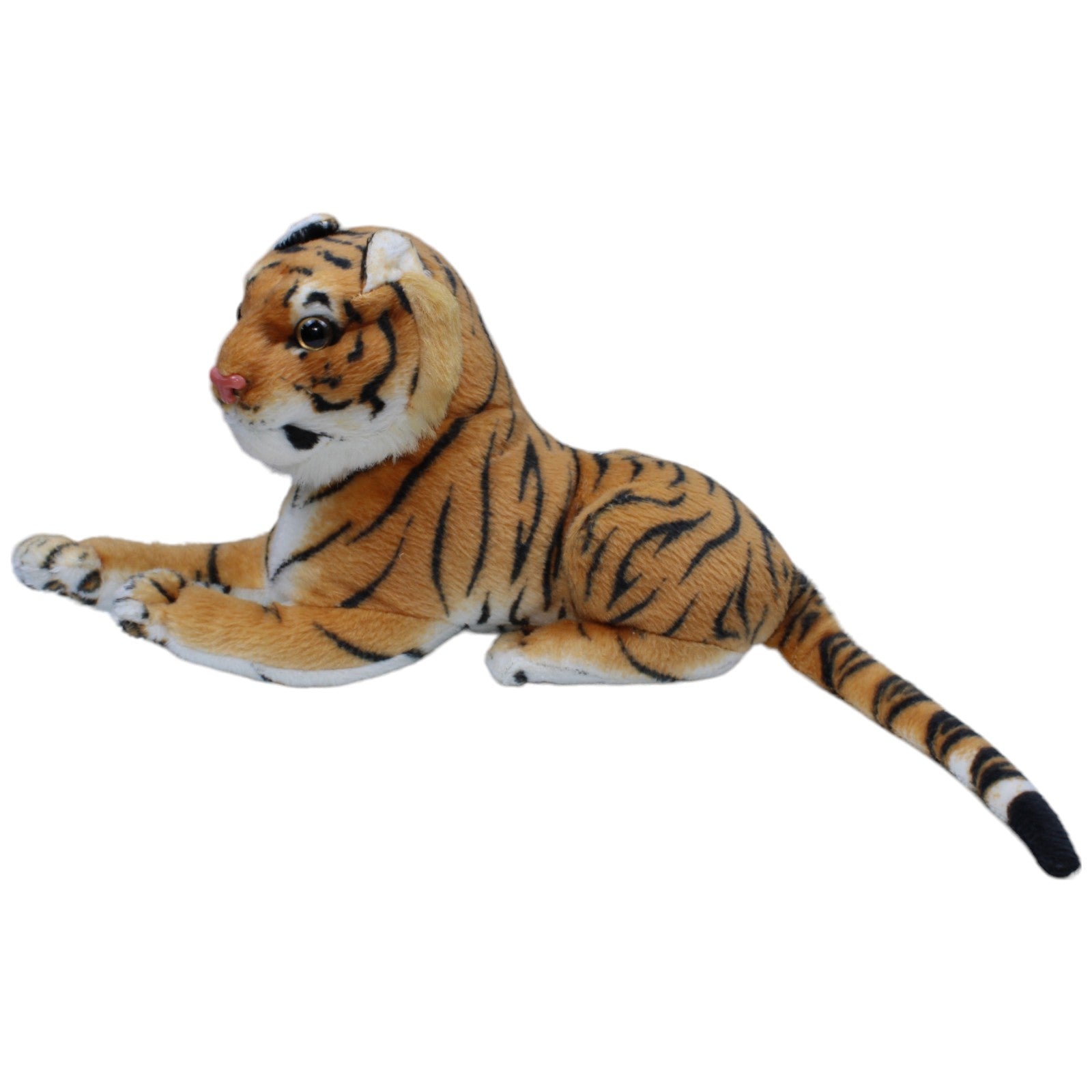 1234962 Uni-Toys Vintage Tiger, liegend Kuscheltier Kumpel Leo Gebraucht Vintage