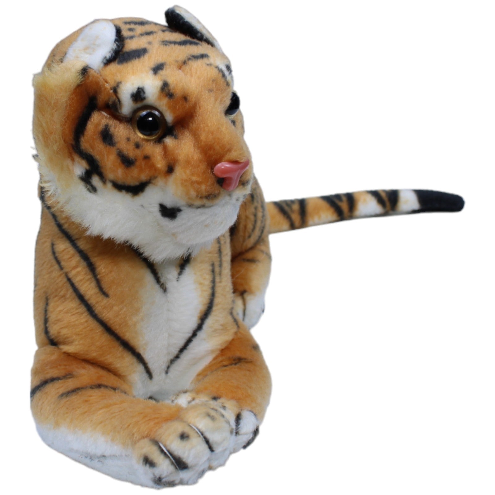 1234962 Uni-Toys Vintage Tiger, liegend Kuscheltier Kumpel Leo Gebraucht Vintage