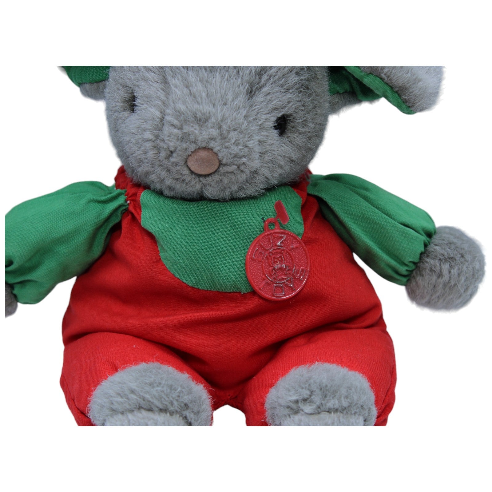 1234973 Suzy Toys Maus mit rotem Overall Kuscheltier Kumpel Leo Gebraucht