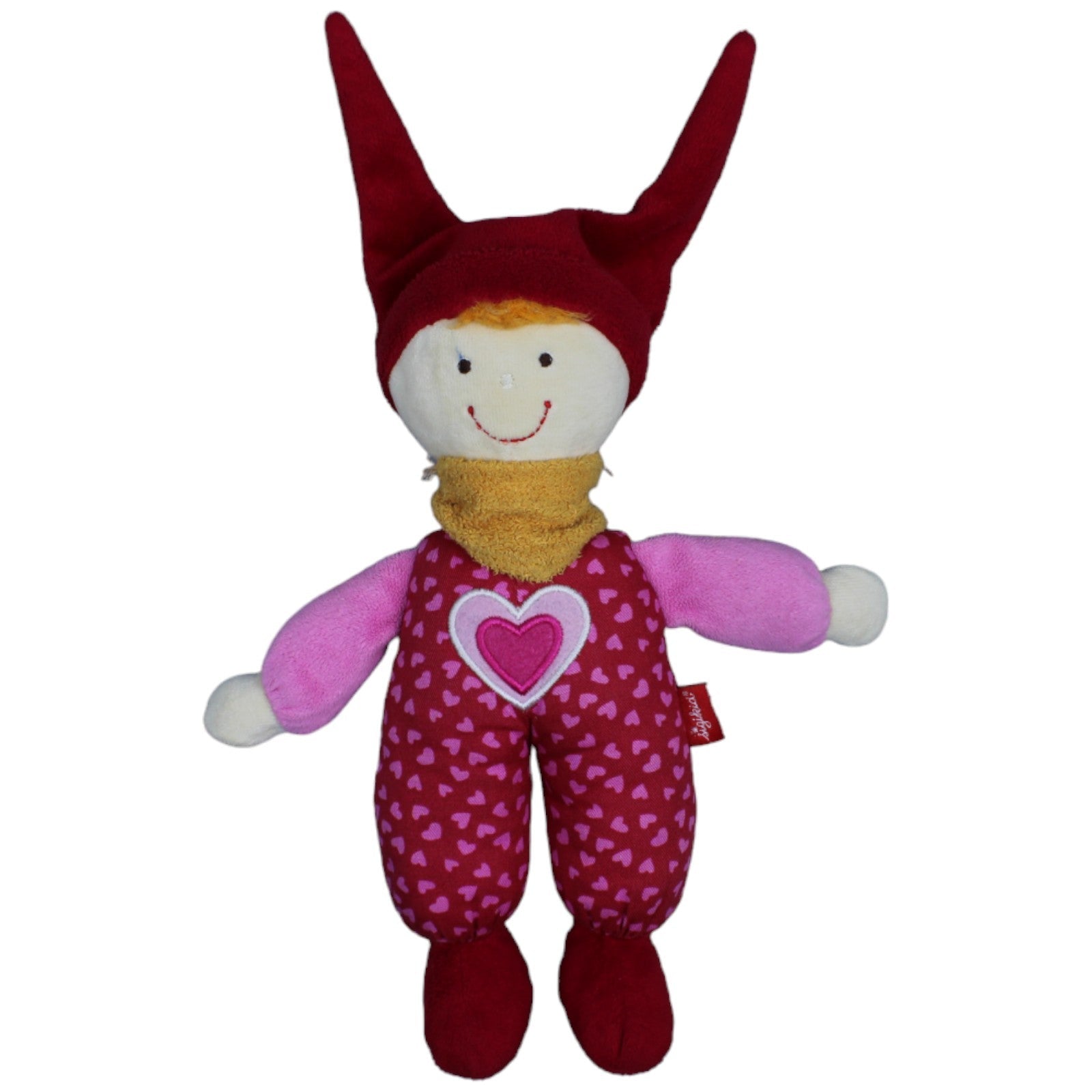 1234974 Sigikid Sigidoll, Mädchen mit Herz Puppe Kumpel Leo Gebraucht