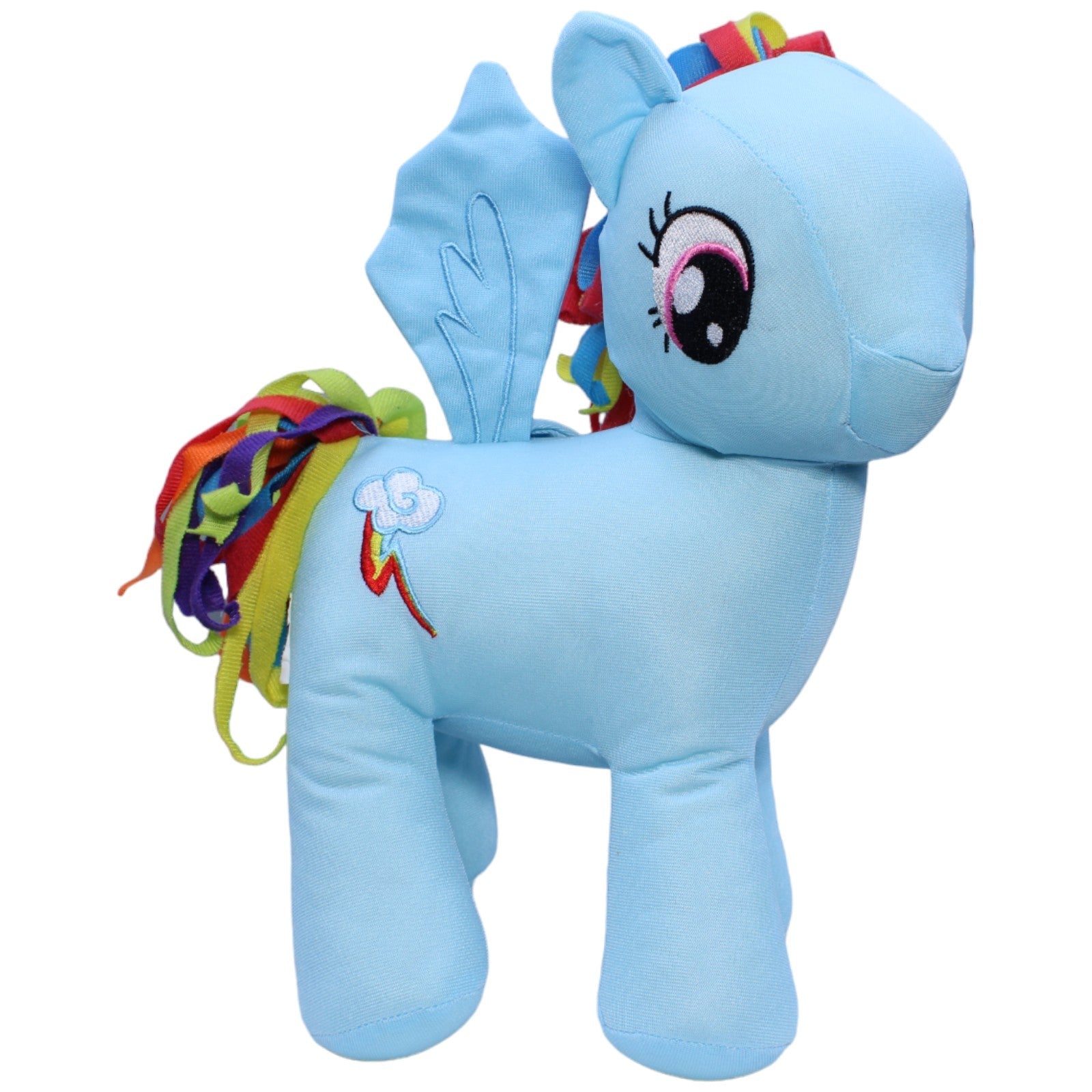 1234987 Unbekannt Rainbow Dash aus My Little Pony Kuscheltier Kumpel Leo Einhorn Fantasy Gebraucht