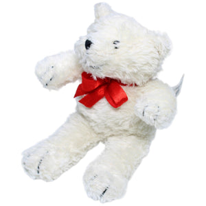 1235038 Deuter Teddybär mit Schleife, weiß Kuscheltier Kumpel Leo Gebraucht