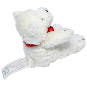 1235038 Deuter Teddybär mit Schleife, weiß Kuscheltier Kumpel Leo Gebraucht