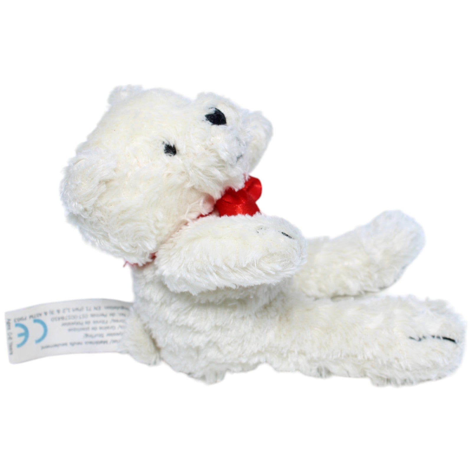 1235038 Deuter Teddybär mit Schleife, weiß Kuscheltier Kumpel Leo Gebraucht