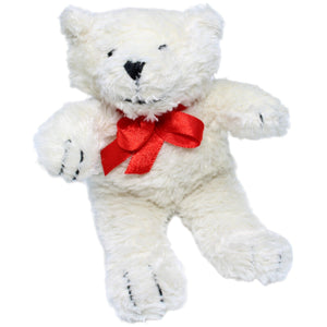 1235038 Deuter Teddybär mit Schleife, weiß Kuscheltier Kumpel Leo Gebraucht