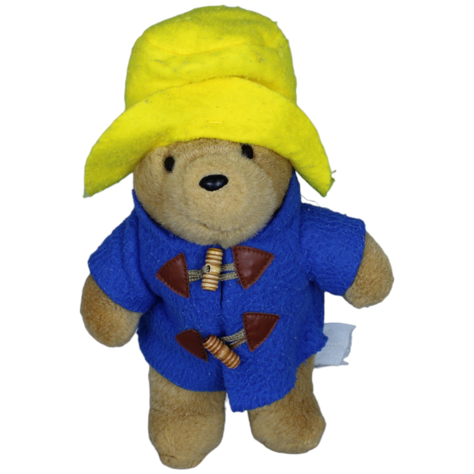 1235060 Unbekannt Paddington Bär mit gelbem Hut & blauem Regenmantel Kuscheltier Kumpel Leo Gebraucht