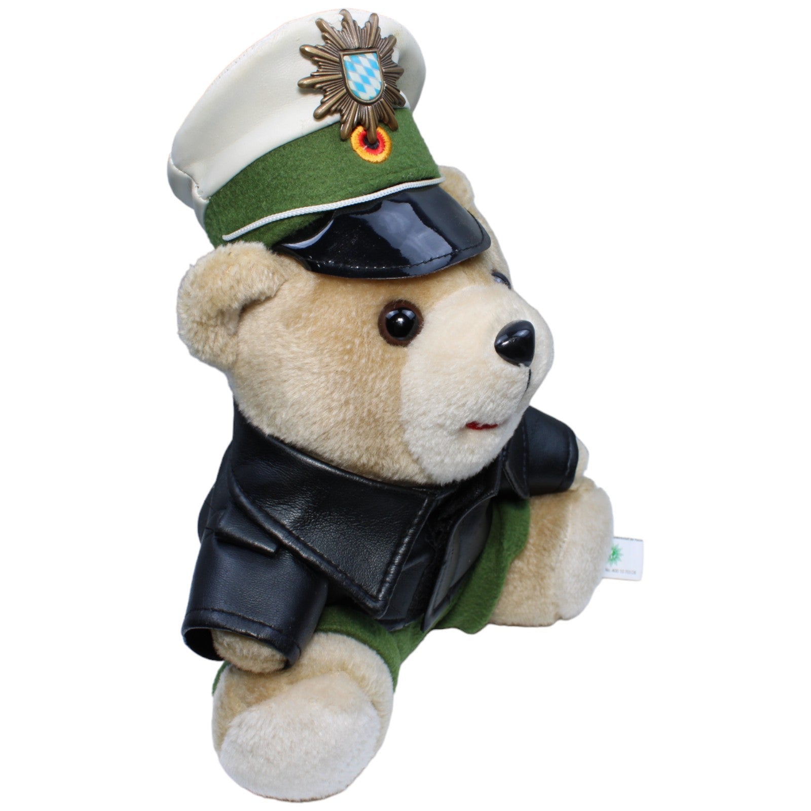 1235083 Teddywelt Teddybär mit alter bayrischer Polizeiuniform Kuscheltier Kumpel Leo Bär Gebraucht Teddy