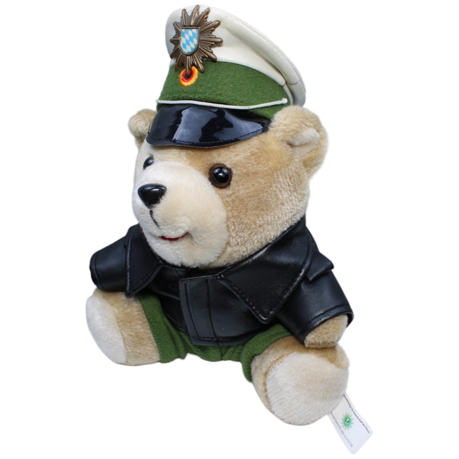 1235083 Teddywelt Teddybär mit alter bayrischer Polizeiuniform Kuscheltier Kumpel Leo Bär Gebraucht Teddy