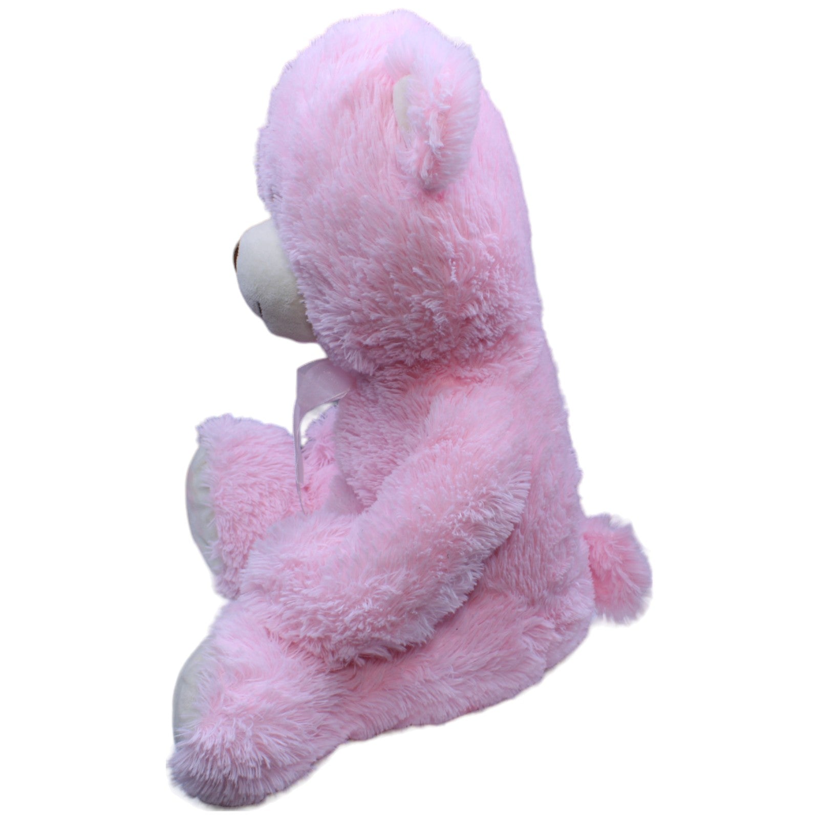 1235107 TEDI Kuschelfreund XL Teddybär mit Schleife, rosa Kuscheltier Kumpel Leo Bär Gebraucht