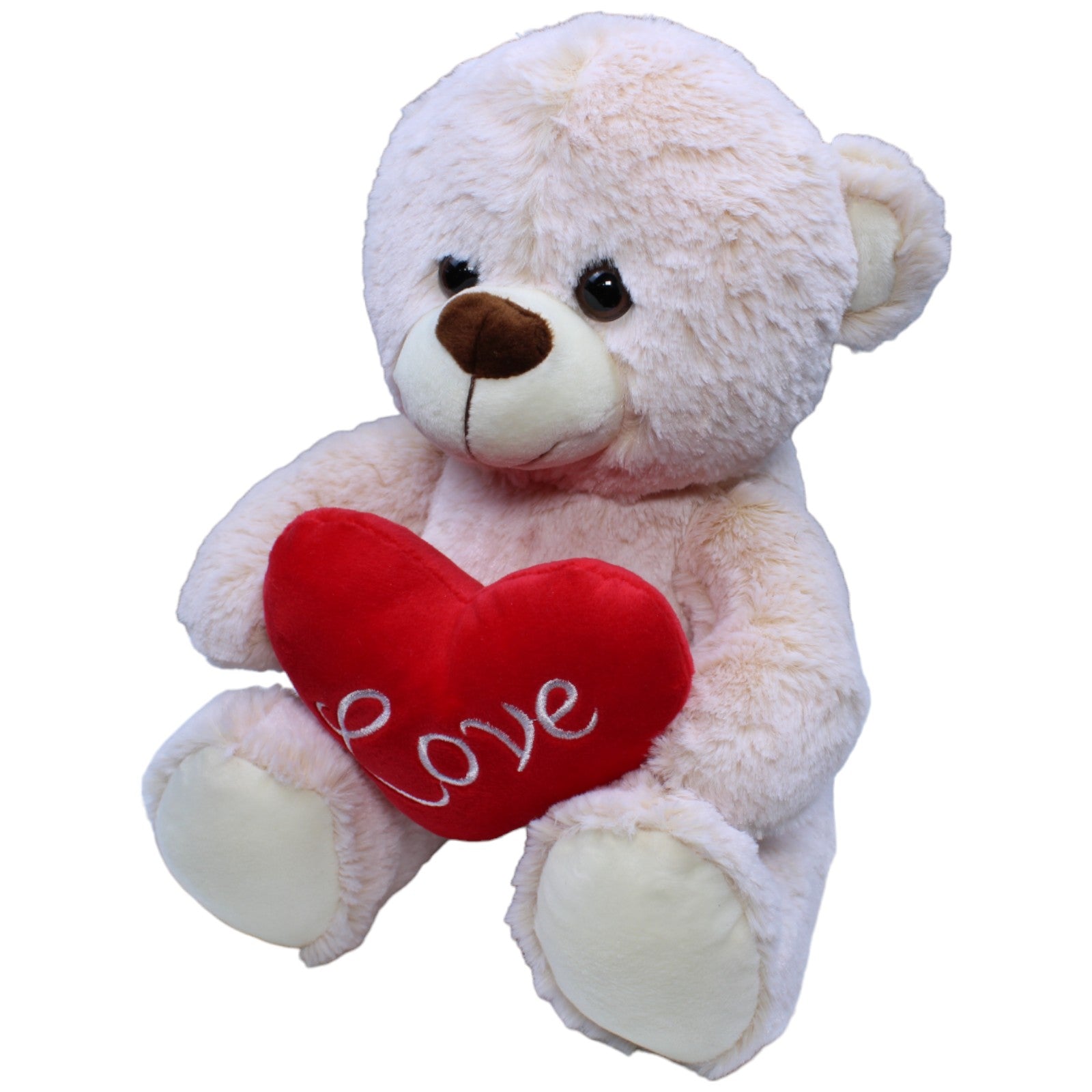 1235108 Nanu-Nana Teddybär mit Herz "Love" Kuscheltier Kumpel Leo Bär Gebraucht Teddy