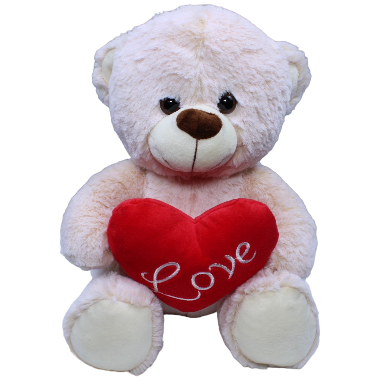 1235108 Nanu-Nana Teddybär mit Herz "Love" Kuscheltier Kumpel Leo Bär Gebraucht Teddy