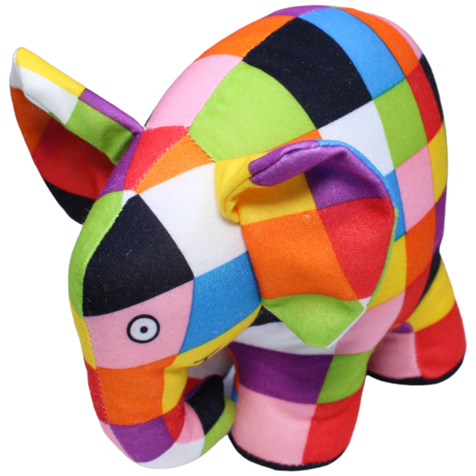 1235115 Rainbow Designs Ltd. David McKee, Vintage bunter Elefant Elmar Kuscheltier Kumpel Leo Gebraucht