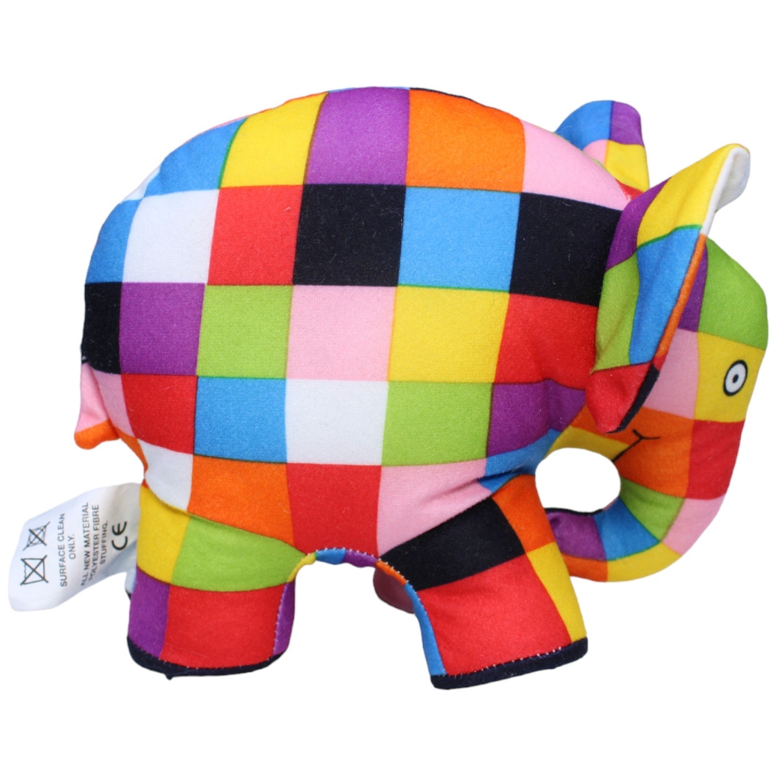 1235115 Rainbow Designs Ltd. David McKee, Vintage bunter Elefant Elmar Kuscheltier Kumpel Leo Gebraucht