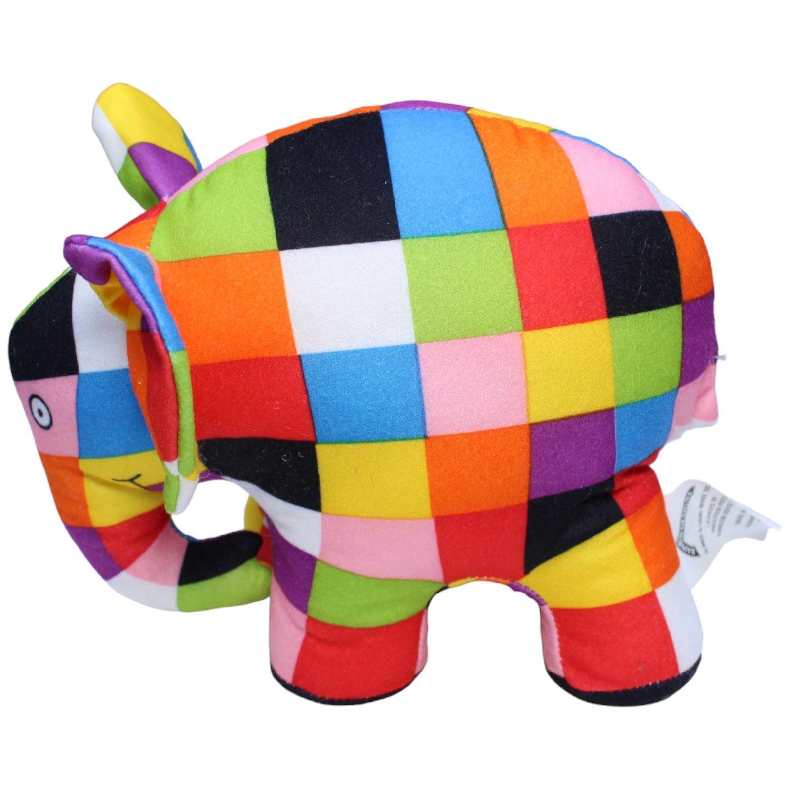 1235115 Rainbow Designs Ltd. David McKee, Vintage bunter Elefant Elmar Kuscheltier Kumpel Leo Gebraucht