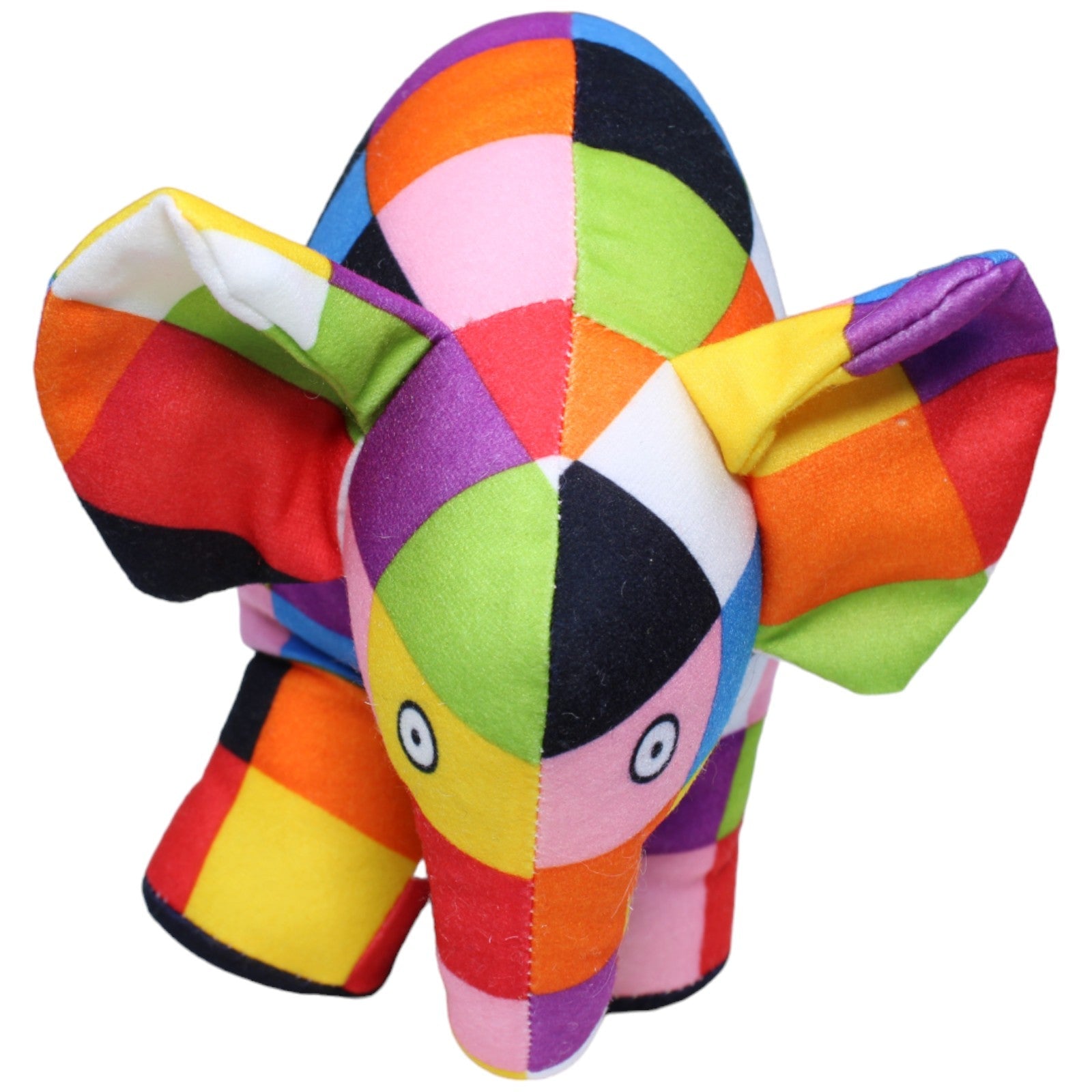 1235115 Rainbow Designs Ltd. David McKee, Vintage bunter Elefant Elmar Kuscheltier Kumpel Leo Gebraucht