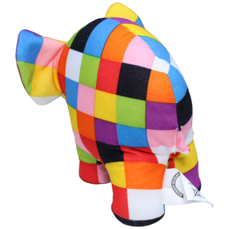 1235115 Rainbow Designs Ltd. David McKee, Vintage bunter Elefant Elmar Kuscheltier Kumpel Leo Gebraucht