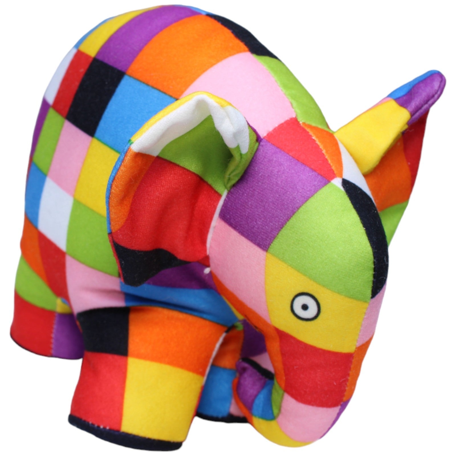 1235115 Rainbow Designs Ltd. David McKee, Vintage bunter Elefant Elmar Kuscheltier Kumpel Leo Gebraucht