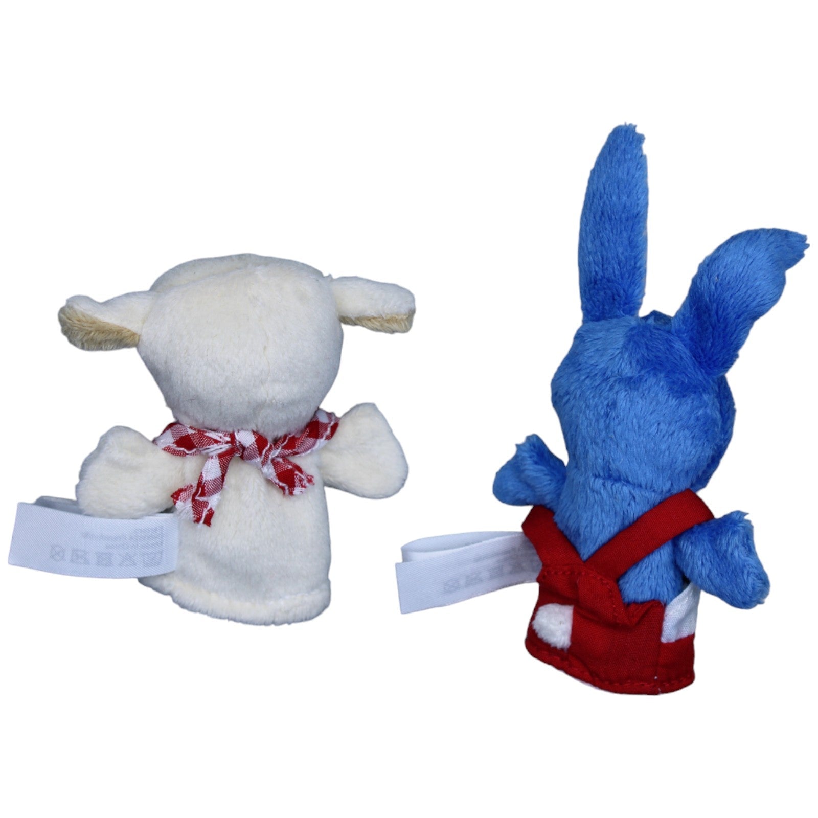 1235127 Ferrero Kinder Fingerpuppen, Lola Lamm & Harry Hase Handpuppe Kumpel Leo Gebraucht