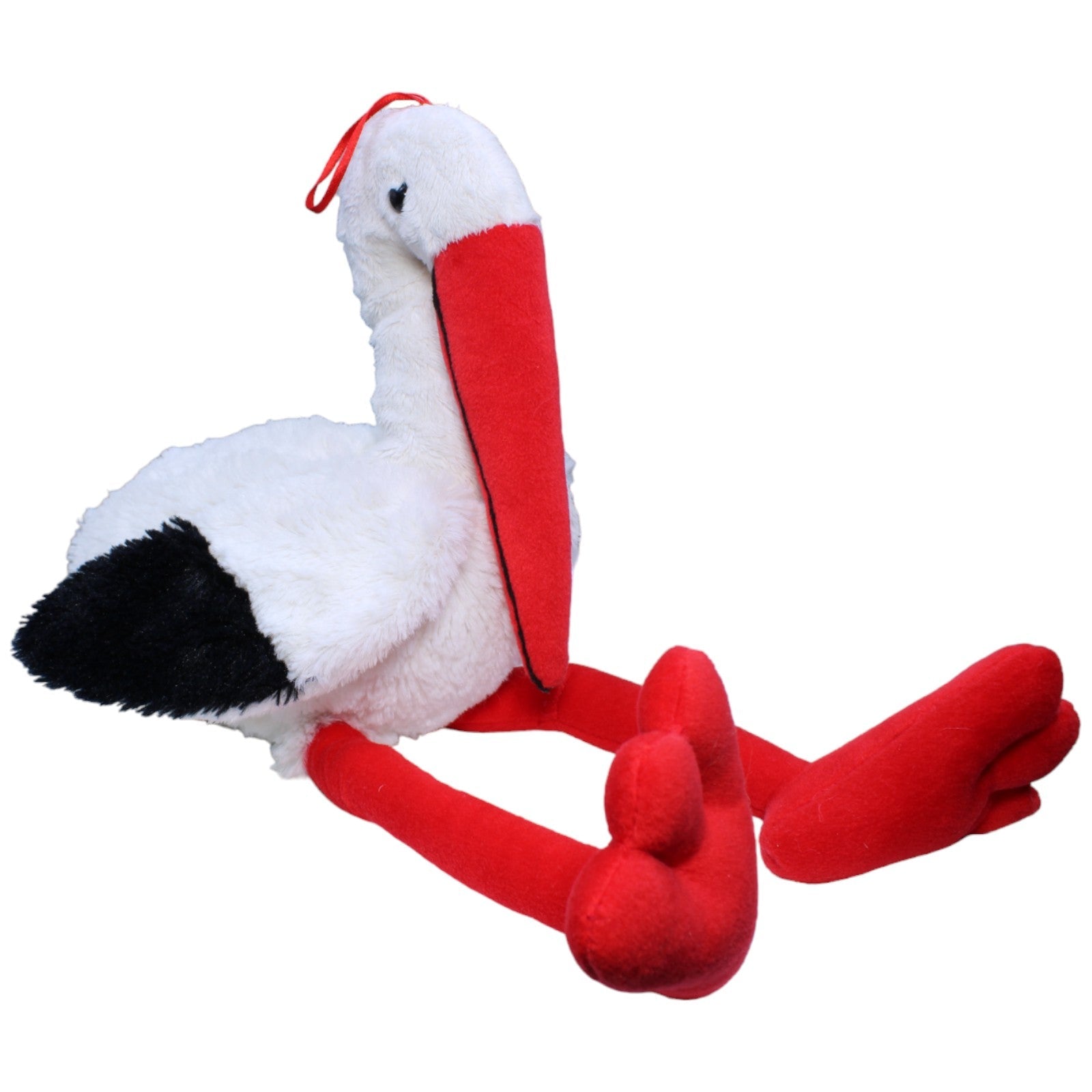 1235140 Besttoy XL Storch mit roten Beinen Kuscheltier Kumpel Leo Gebraucht