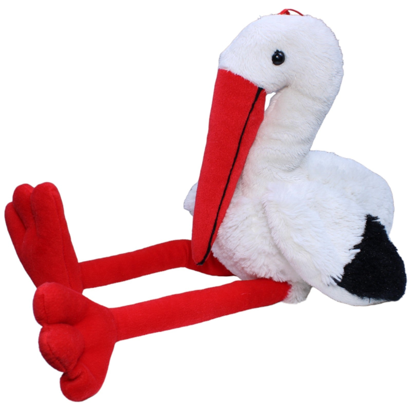 1235140 Besttoy XL Storch mit roten Beinen Kuscheltier Kumpel Leo Gebraucht