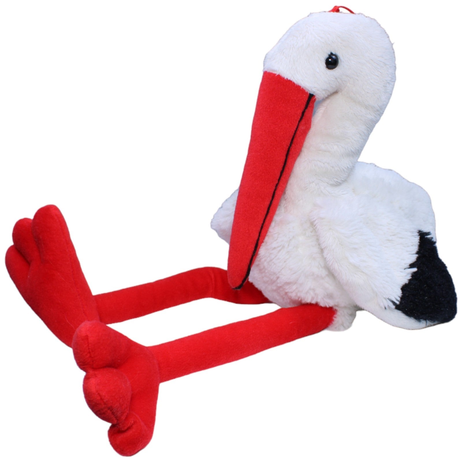 1235140 Besttoy XL Storch mit roten Beinen Kuscheltier Kumpel Leo Gebraucht