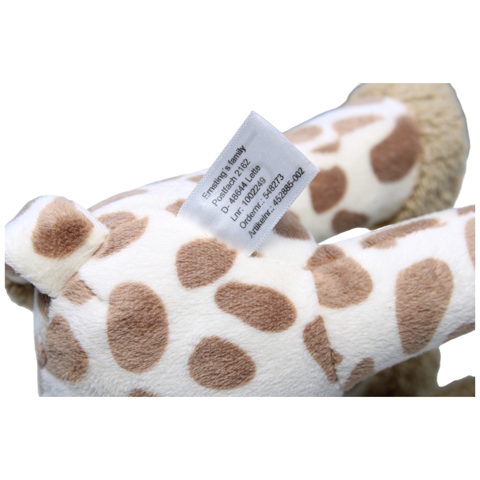 1235142 Ernstings family Giraffe, stehend Kuscheltier Kumpel Leo Gebraucht