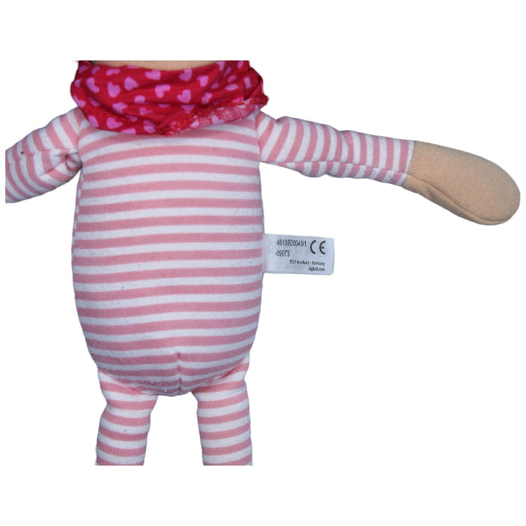 1235176 Sigikid Weichpuppe, Mädchen mit braunen Haaren Puppe Kumpel Leo Gebraucht