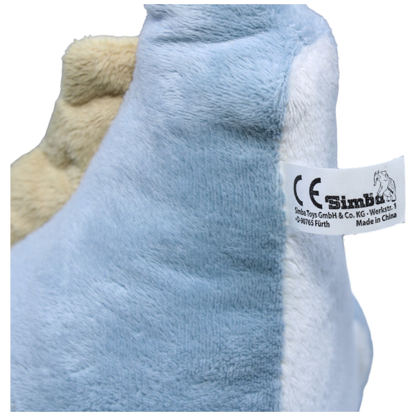 1235183 Simba Dinosaurier, blau Kuscheltier Kumpel Leo Gebraucht Hund