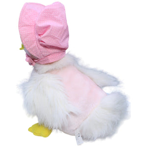 1235186 REWE Mutter Gans mit rosa Haube Kuscheltier Kumpel Leo Gebraucht