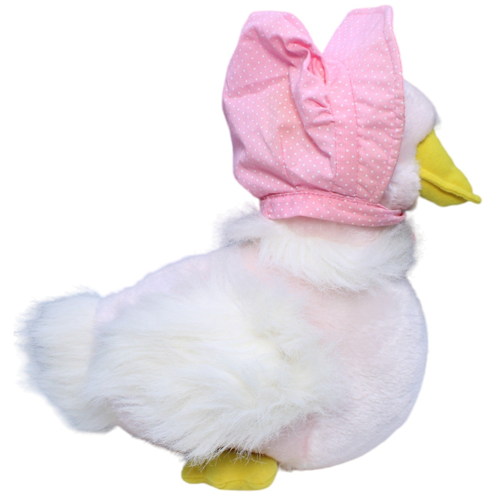 1235186 REWE Mutter Gans mit rosa Haube Kuscheltier Kumpel Leo Gebraucht