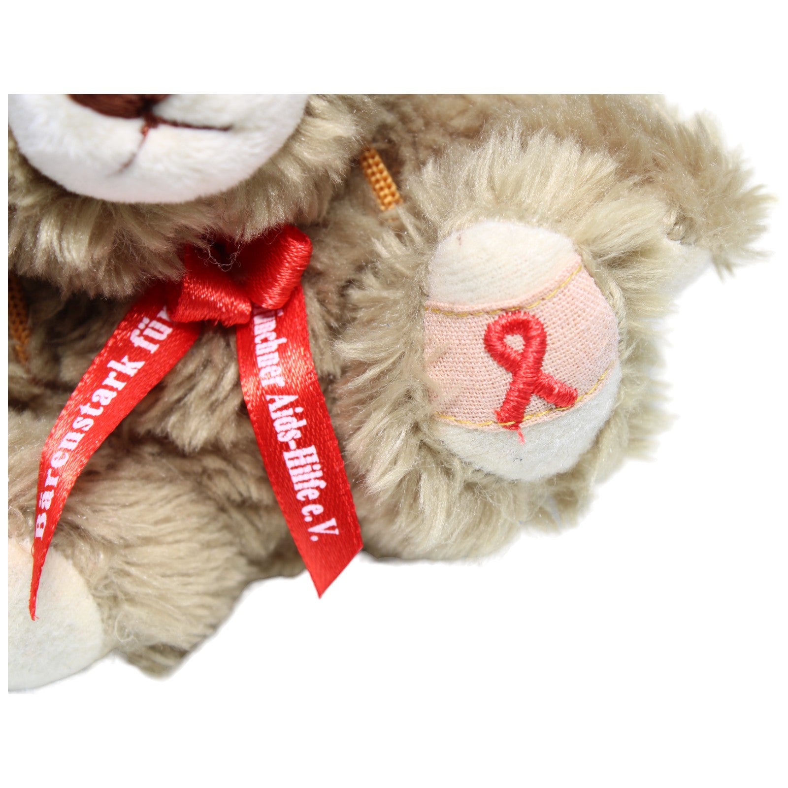 1235196 Clemens Spieltiere AIDS-Hilfe Teddy 2019 Kuscheltier Kumpel Leo Bär Gebraucht Teddy