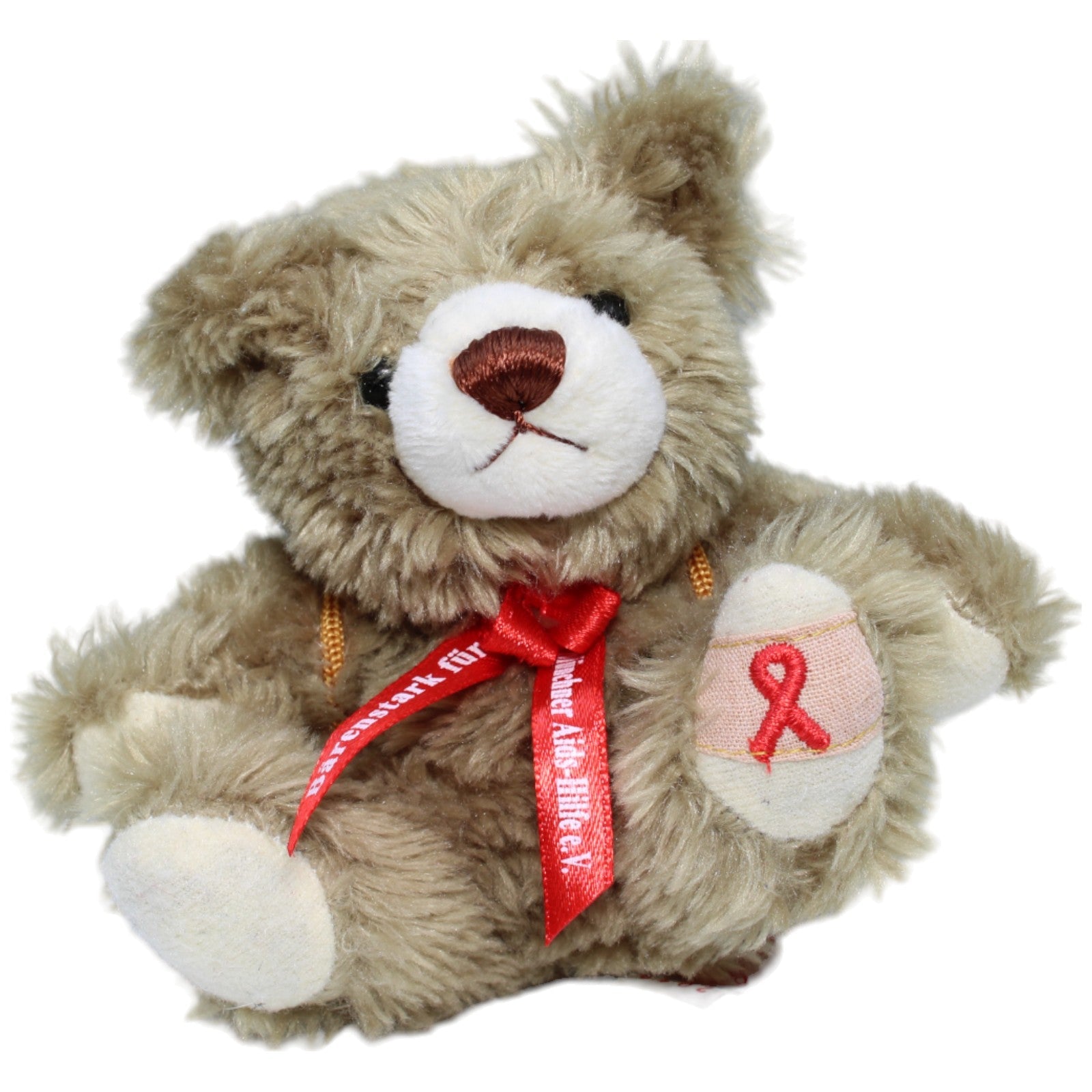 1235196 Clemens Spieltiere AIDS-Hilfe Teddy 2019 Kuscheltier Kumpel Leo Bär Gebraucht Teddy