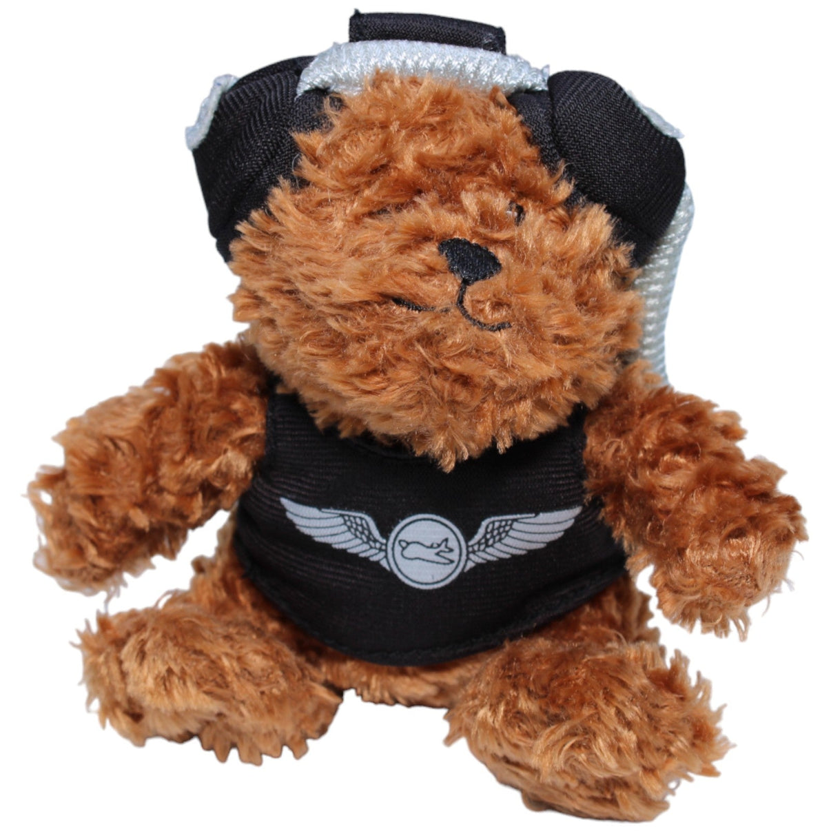 1235199 Unbekannt Airline Teddybär mit Headset Kuscheltier Kumpel Leo Bär Flugzeug Gebraucht